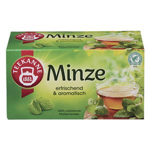 Čajová kanvica Mäta pepermintová s 20 balenými dvojkomorovými vreckami 45g