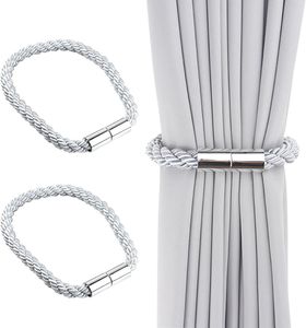 2x Magnetvorhang-Clips - einfache Vorhanghalter mit Magneten