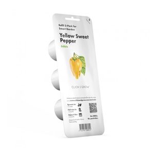Süße gelbe Paprika [3 Kapseln]  Click and Grow - Smart Garden 3 - Substratkapsel Pflanzkapseln für Indoor Garten