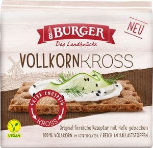 Brandt Burger Vollkorn Kross Original finnische Rezeptur vegan 230g