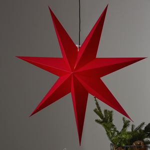 Gwiazda wisząca czerwona ROZEN 100 cm