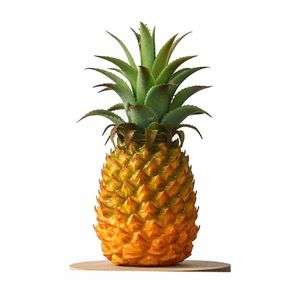 Realistische künstliche Früchte Gefälschte Ananas für die Anzeige Hohe Simulation Künstliche Dummy-Obst Gemüse Studio Foto Prop DIY Dekoration Zubehör Künstliche Lebensmittel Spielzeug-Große Größe