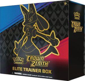 Pokemon Meč a štít Crown Zenith Elite Trainer Box englisch