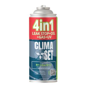 Ersatz für Kältemittel für Autoklimaanlagen 4in1 R134a, Öl, Dichtungsmittel, UV-Farbstoff 626 g