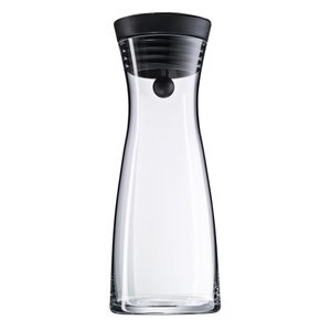 WMF Basic Wasserkaraffe 0,75l, Höhe 23,7 cm, Glas-Karaffe, Silikondeckel, CloseUp-Verschluss