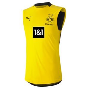 PUMA BVB Borussia Dortmund Trainingstrikot ärmellos cyber yellow/puma black XXL