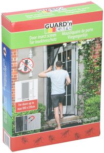 Guard'n Care Insektenschutz– 105 x 215 cm – Magnetisch – Einfach zu Installieren – Universell Passend – Schwarz