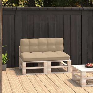 Möbel® Outdoor - Palettensofa-Kissen,Gartenstuhlauflagen,Stuhlkissen,Gartenstuhl-Sitzkissen,Komfortabel,2 Stk. Beige🐳4807