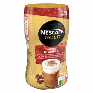 Nescafe Gold Type Cappuccino Kawa bezkofeinowa ziarnista 250g