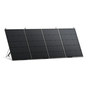 BLUETTI PV420 420W Solarmodul für AC200P/AC200MAX/AC300/EP500/EP500 PRO Portable Power Stations mit verstellbarem Ständer, faltbare Solarstrom-Backup, Off-Grid-Versorgung für Outdoor-Camping, Notfall, Stromausfall