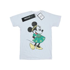 Disney - "Minnie Mouse St Patrick's Day Costume" T-Shirt für Herren BI51100 (S) (Weiß)