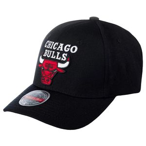 M&N Stretch Snapback Cap CLASSIC RED Chicago Bulls
