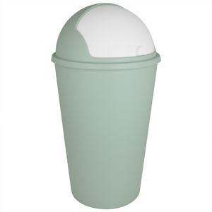 Mülleimer 25L mintgrün Abfalleimer Müllsammler Abfallsammler Mülltonne Abfallbehälter