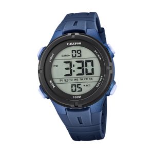 Calypso Herrenuhr Kautschuk blau Calypso Digital Armbanduhr D2UK5837/3