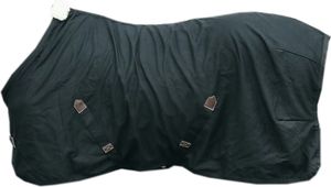 Kentucky Horsewear Abschwitzdecke Baumwolle Sheet Turnierdecke Transportdecke Schwarz 145