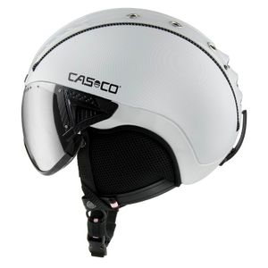 Casco SP-2 Carbonic Visor Skihelm, Farbe:weiß, Größe:M (55-57 cm)