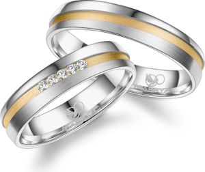 MARRYA Silber Ringe Trauringe Eheringe Partnerringe SI-23