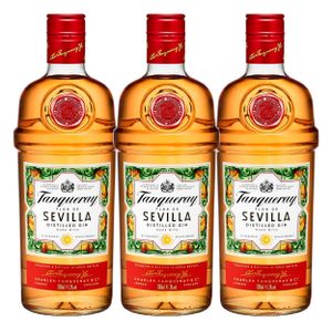 Tanqueray Flor de Sevilla, 3er, Destillierter Gin,  Alkohol, Alkoholgetränk, Flasche, 41.3%, 700 ml, 753383