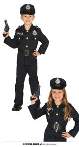 Guirca- Policajný kostým, veľkosť 7-9 rokov (87457.0) GUIRCA