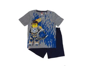 Lego NEXO Knights Kinder Schlafanzug kurz 2tlg. Shorty Pyjama Set Clay Jungen, Größe:104