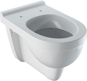 Geberit Wand-Tiefspül-WC RENOVA COMFORT erhöht, mit Spülrand weiß