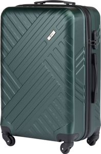 Xonic Design Reisekoffer - Hartschalen-Koffer mit 360° Leichtlauf-Rollen - hochwertiger Trolley mit Zahlenschloss in M-L-XL oder Set (Business Dusky Green L, mittel)