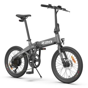 Xiaomi HIMO Z20 max E-Bike Klapprad Elektrofahrrad Mountainbike 250W 36V 10AH Lithium Akku 25km/h Fahrrad Shimano 6 Gänge, Grau