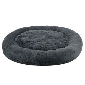Juskys Bed Monty round 120 cm tmavě šedá
