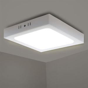 Aigostar LED Deckenleuchte 12W Deckenlampe, 4000K Neutralweiß 960lm Lampe Badezimmer ideal für Badezimmer Balkon Flur Küche Wohnzimmer, Badezimmer lampe D173*H35mm [Energieklasse A+]
