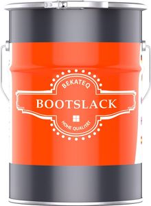 Bootslack Schwarz 5 Liter I Klarlack für Holz innen & außen I Parkettlack, Treppenlack, Schiffslack, Yachtlack I Hochbelastbar, wetterbeständig, süß- und seewasserfest - BEKATEQ LS-100