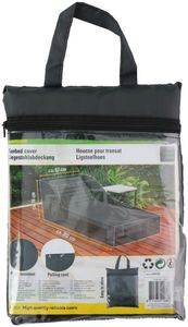 Kinzo Ochranný obal na záhradný nábytok - obal na obývačku - 202 x 67 x 74 CM - vodoodpudivý - vrátane úložnej tašky - čierny