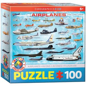 Eurographics 6100-0086 Flugzeuge 100 Teile Puzzle
