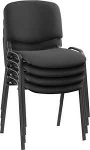 Nowy Styl 4 Iso Besucherstühle schwarz