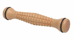 Behrend Joggiflex Fuß-Massageroller, Holz, 22 cm, genoppt
