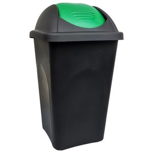 Odpadkový kôš MULTIPAT 60 l, plastový, zelené veko