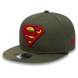 New Era 9Fifty Snapback Kinder Cap - Superman oliv Child