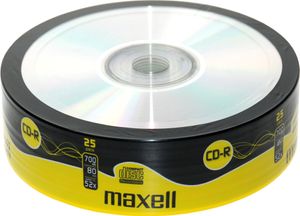 Maxell CDR 25 Pack Schrumpffolie