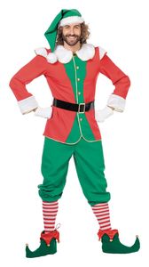Weihnachtself Elf Kostüm Weihnachten Weihnachtsmann Wichtel Wichtelkostüm Zwerg 48