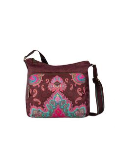Oilily Mr Paisley M Shoulder Bag Chocolate Truffle Oilily Mr Paisley M Shoulder Bag Chocolate Truffle