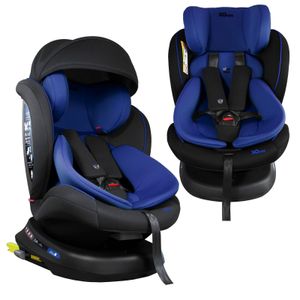 S64 XOMAX Auto Kindersitz mit 360° Drehfunktion und ISOFIX für Kinder von 0 - 36 kg (Klasse 0, I, II, III), S64:S64 red-black