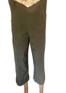 Těhotenské kalhoty 23-21023 Fischer Collection olivové 7/8 kalhoty - velikost 36