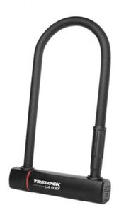 Trelock Bügelschloss mit Halter ZB 401 U4 Flex, 102-230mm, Ø14mm, schwarz