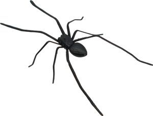 Magnetische Spinnendekoration, gruselige realistische Riesenspinne, Halloween-Streich-Requisiten, Garagentor, Briefkasten, Schließfach, Kühlschrankmagnet, gefälschte Spinne