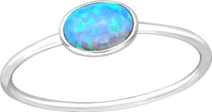 Silber Ring mit Opal 52 (16.5 mm Ø) Silber Ring mit Opal 52 (16.5 mm Ø)