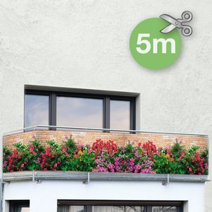 Balkon-Sichtschutz »Mauerblumen«