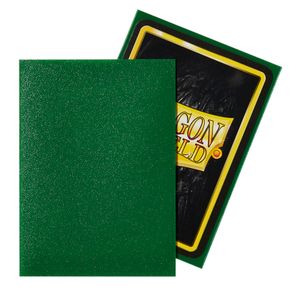 100 Dragon Shield Matte Card Sleeves / Hüllen, Farbe:emerald
