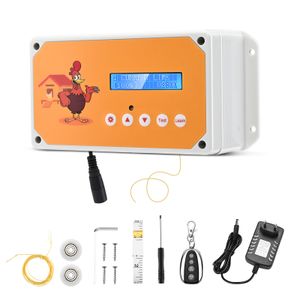 Automatische Hühnertür, Hühnerklappe, Türöffner, Hühnerstall mit Timer und Lichtsensor, Netzbetrieb oder Batterie
