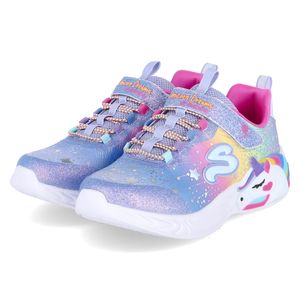 Skechers Unicorn Dreams 302311LBMT Sneaker, Mädchen, Materialmix, Blue/Multi - Kinderschuhe Teens Mädchen Gr. 25 - 42, Mehrfarbig