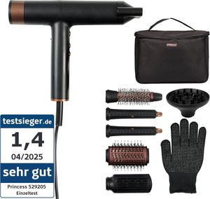 Princess 7-in-1 Airstyler Pro mit Coolshot & Reisetasche