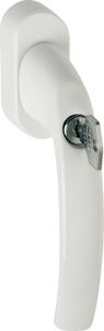 Fenstergriff Atlanta 0530S/US952 Alu.F9016/verkehrsweiß 32-42mm abschl.HOPPE